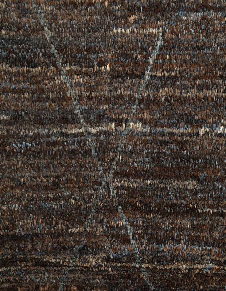 Detail image of  7' 9 x 10' 7  Hand Knotted Moroccan Wool Rug