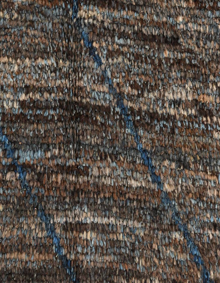 Detail image of  5' 3 x 8' 8  Hand Knotted Moroccan Wool Rug
