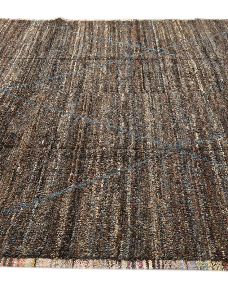 Detail image of  9' 1 x 12' 10  Hand Knotted Moroccan Wool Rug