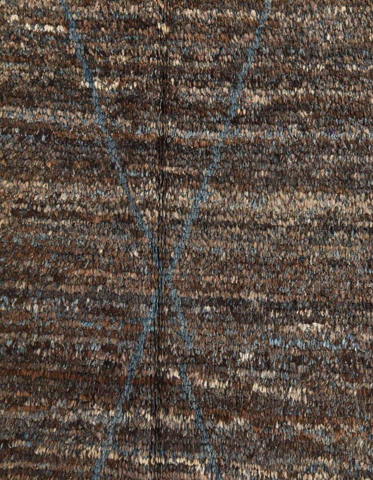 Detail image of  9' 1 x 12' 10  Hand Knotted Moroccan Wool Rug