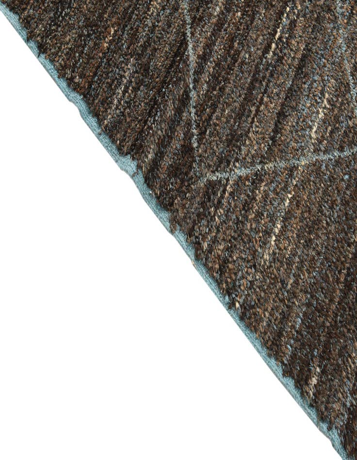 Detail image of  9' 1 x 12' 6  Hand Knotted Moroccan Wool Rug