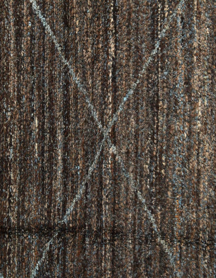 Detail image of  9' 1 x 12' 6  Hand Knotted Moroccan Wool Rug