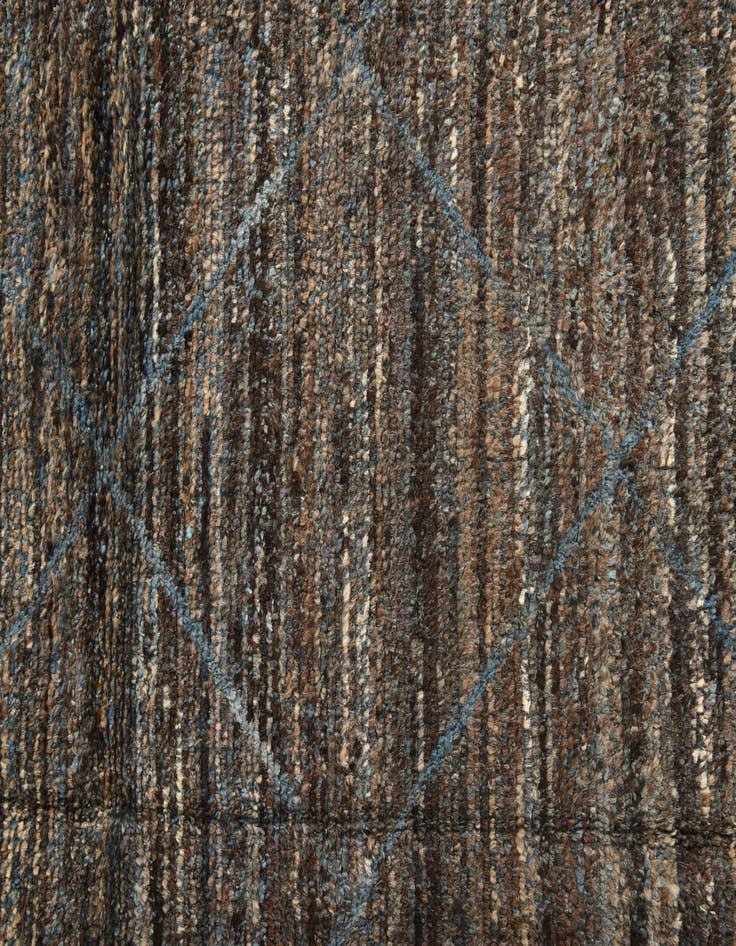 Detail image of  9' x 12' 8  Hand Knotted Moroccan Wool Rug