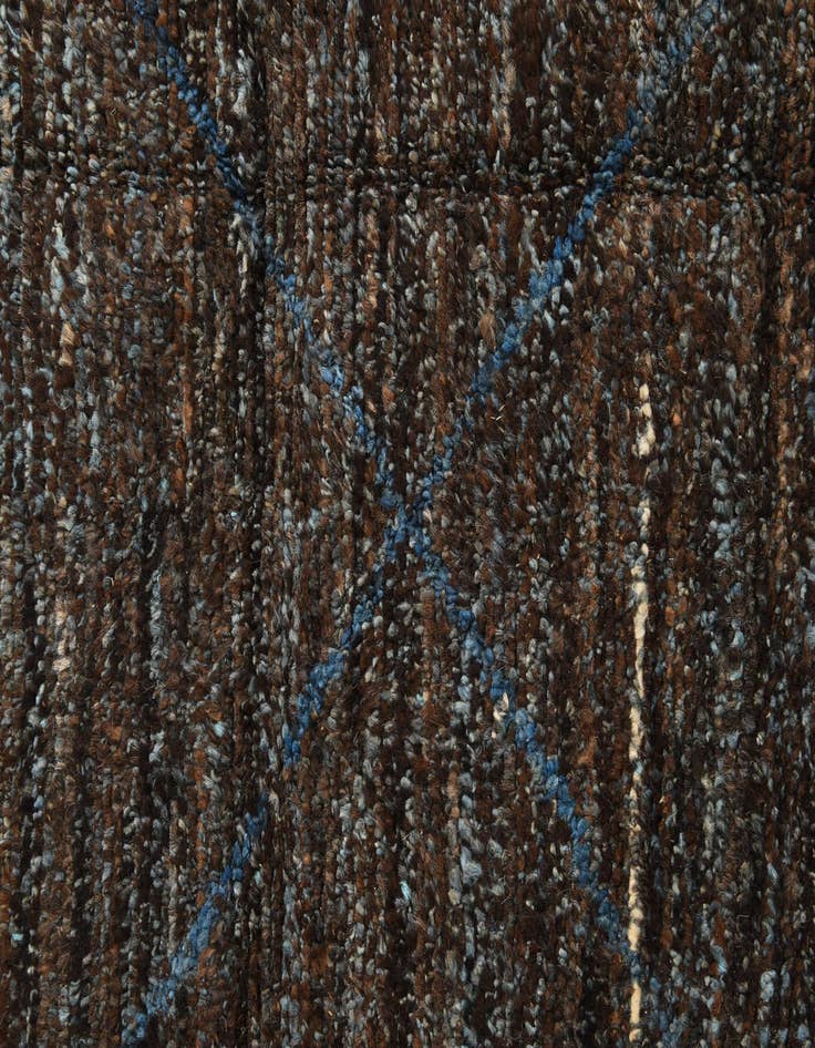 Detail image of  6' 3 x 9' 6  Hand Knotted Moroccan Wool Rug