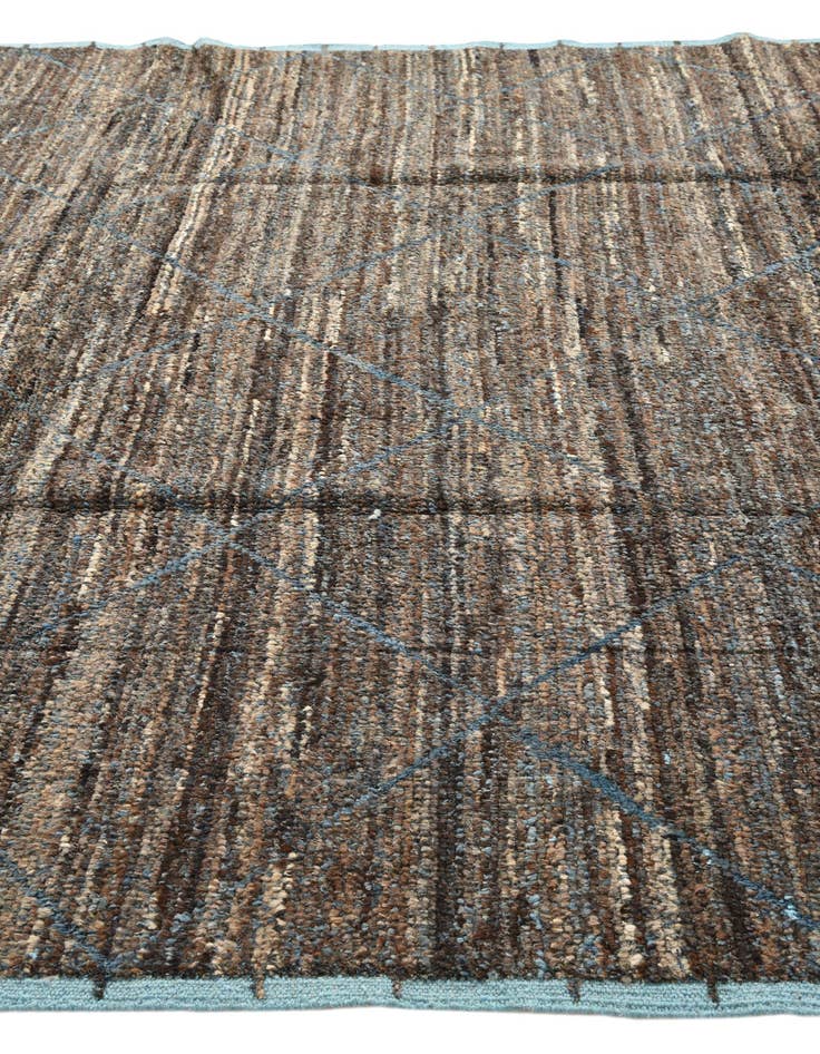 Detail image of  9' 1 x 12' 7  Hand Knotted Moroccan Wool Rug