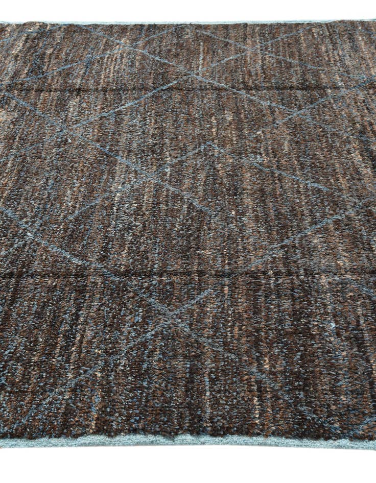 Detail image of  7' 10 x 10' 8  Hand Knotted Moroccan Wool Rug