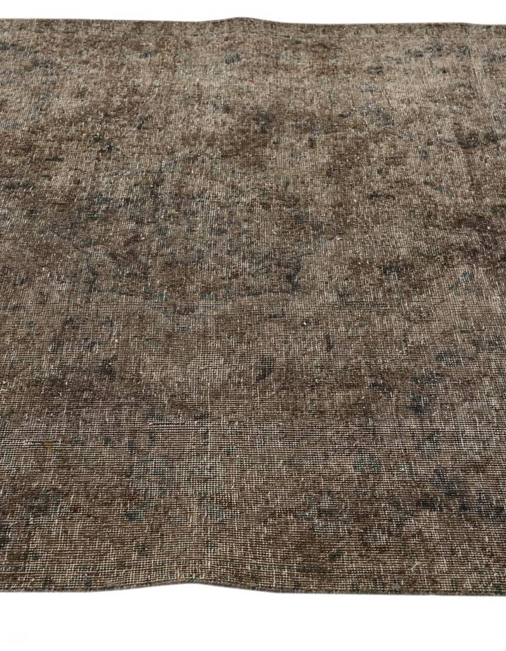 Detail image of  4' 8 x 7' 9  Hand Knotted Ultra Vintage Persian Wool Rug