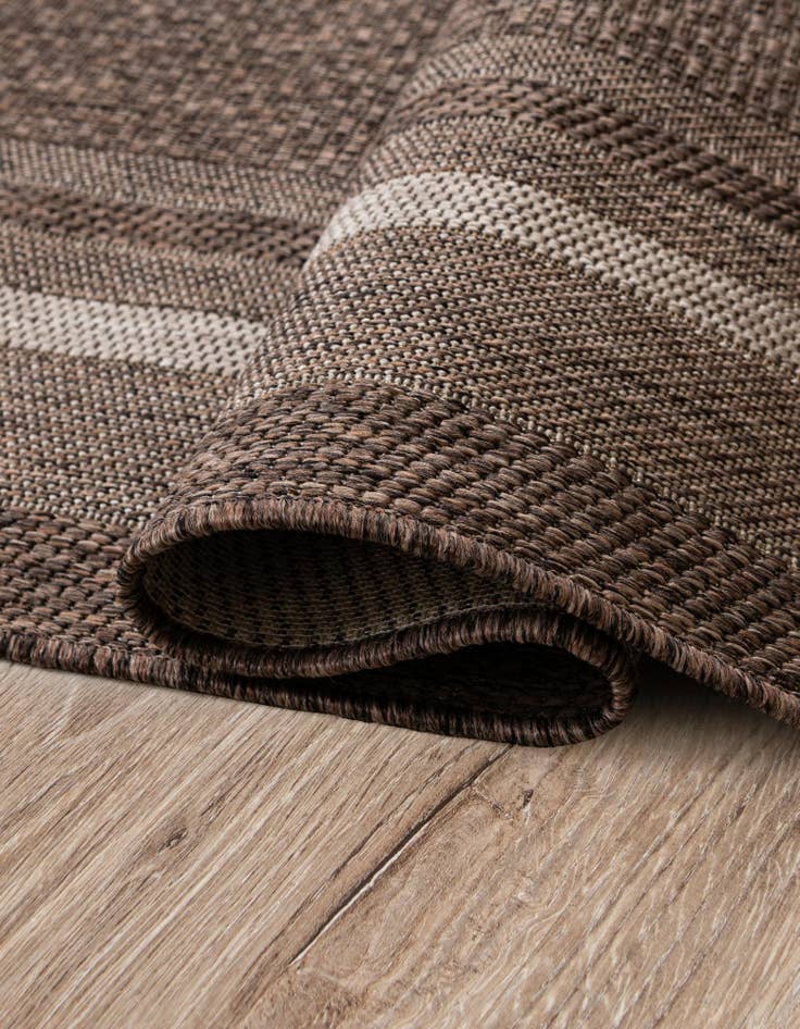 Detail image of  2' 7 x 4'  Washable Border Indoor / Outdoor Hearth Rug