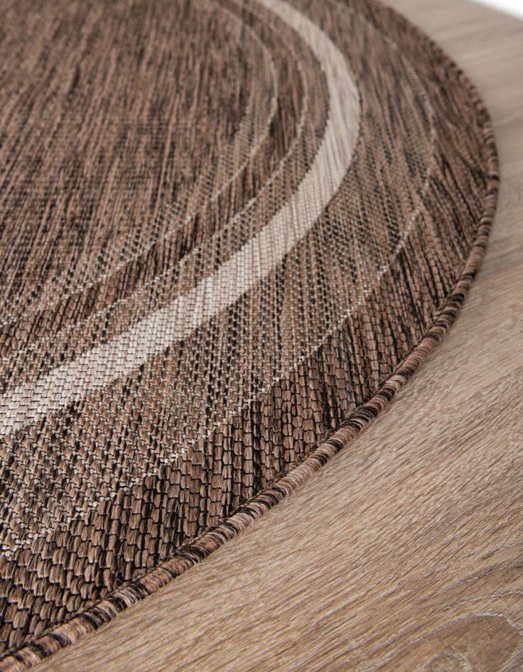Detail image of  2' 7 x 4'  Washable Border Indoor / Outdoor Hearth Rug
