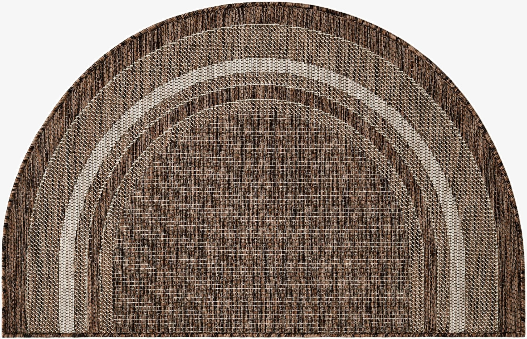 2' 7 x 4'  Washable Border Indoor / Outdoor Hearth Rug