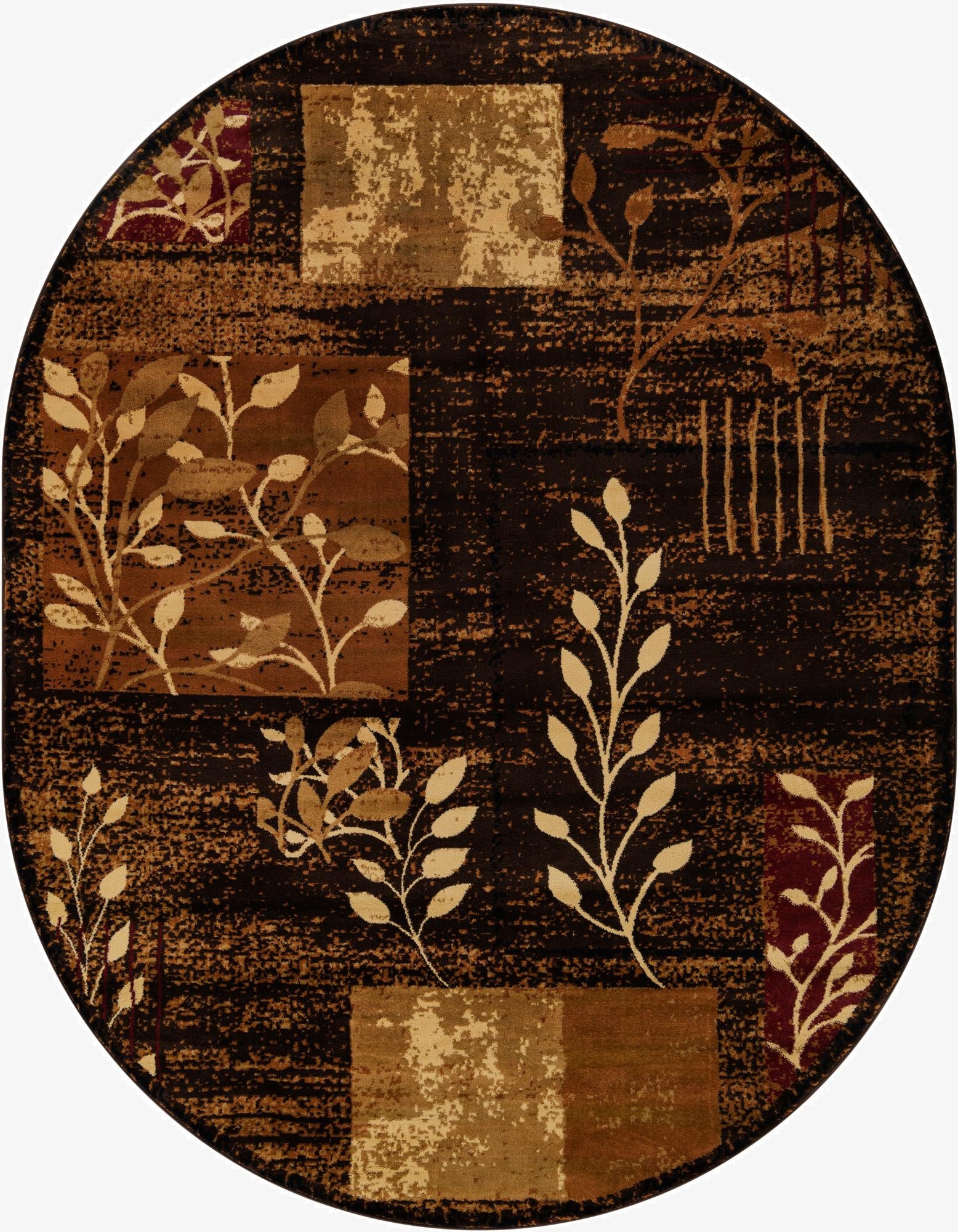  7' 10 x 10' Cafe Oval Rug