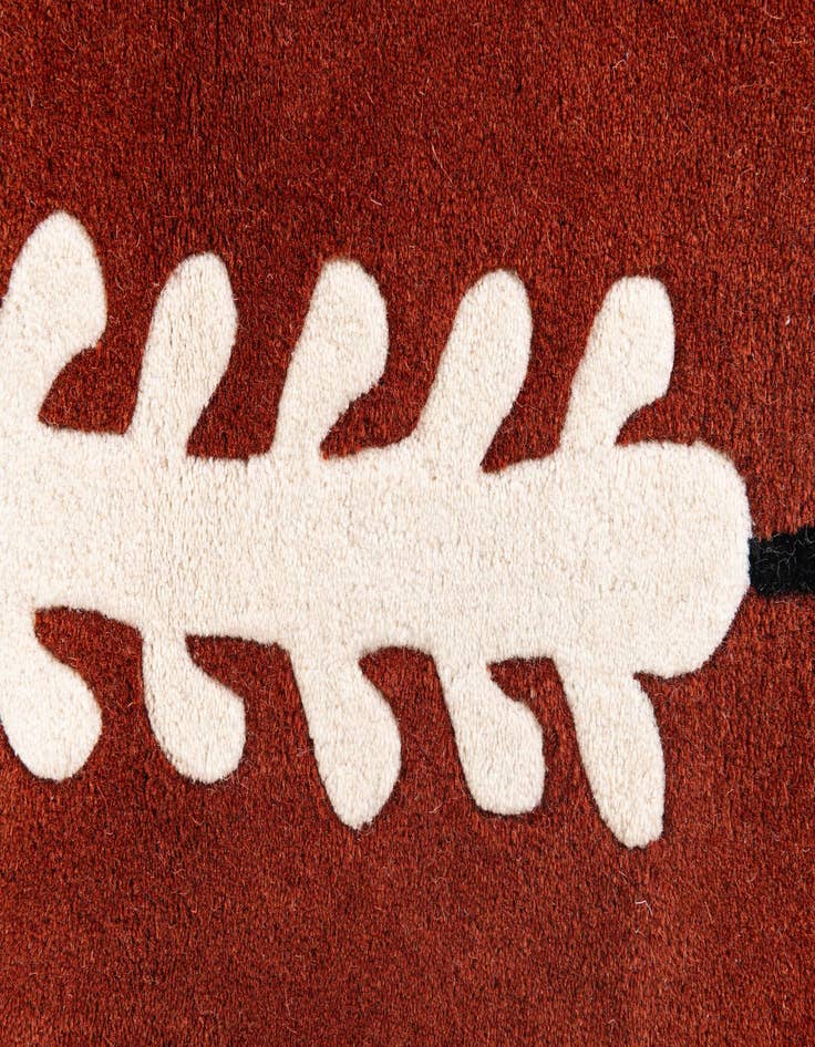 Detail image of  3' x 5' 2 Playtime Kids Wool Oval Rug