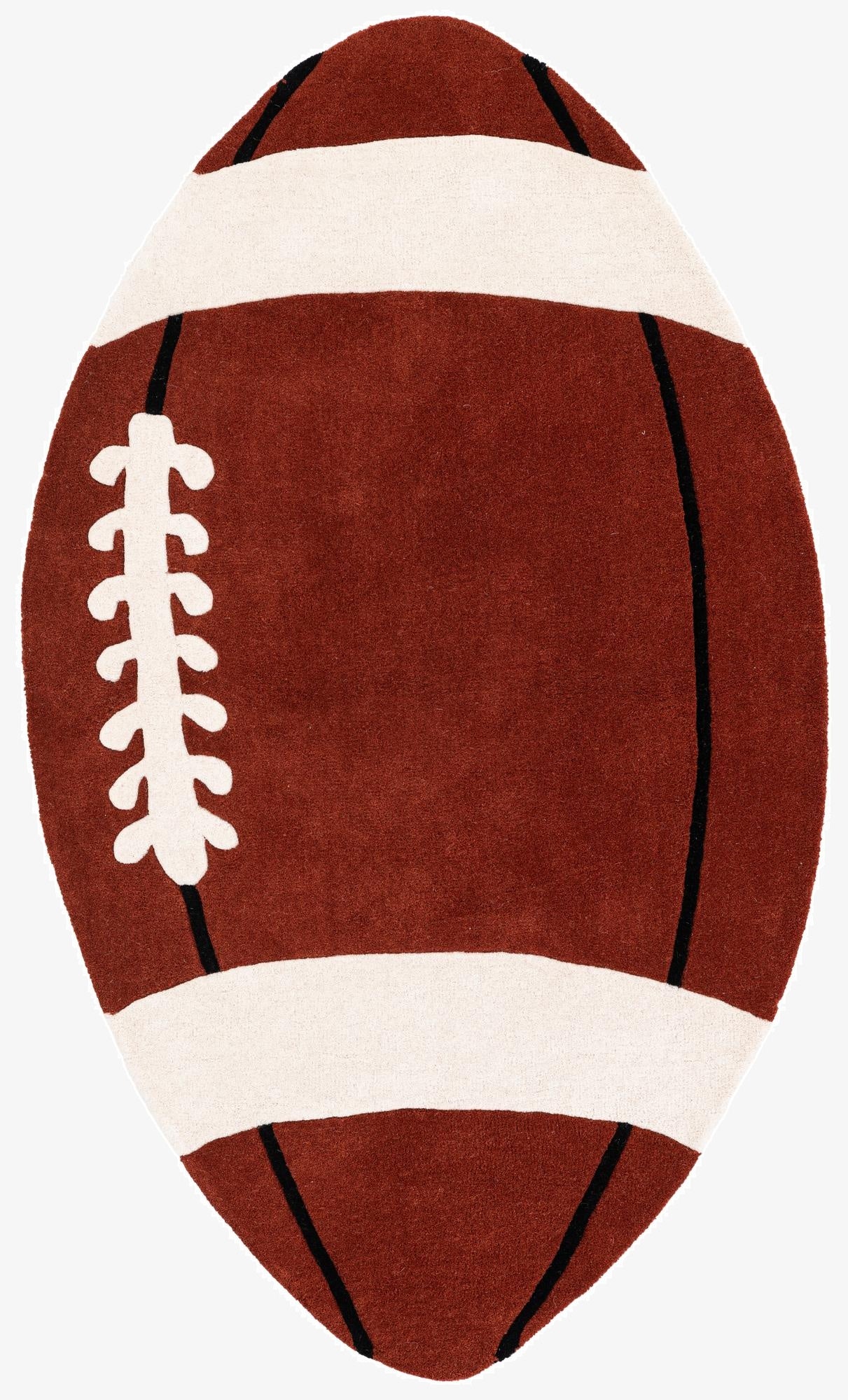  3' 9 x 6' 5 Playtime Kids Wool Oval Rug