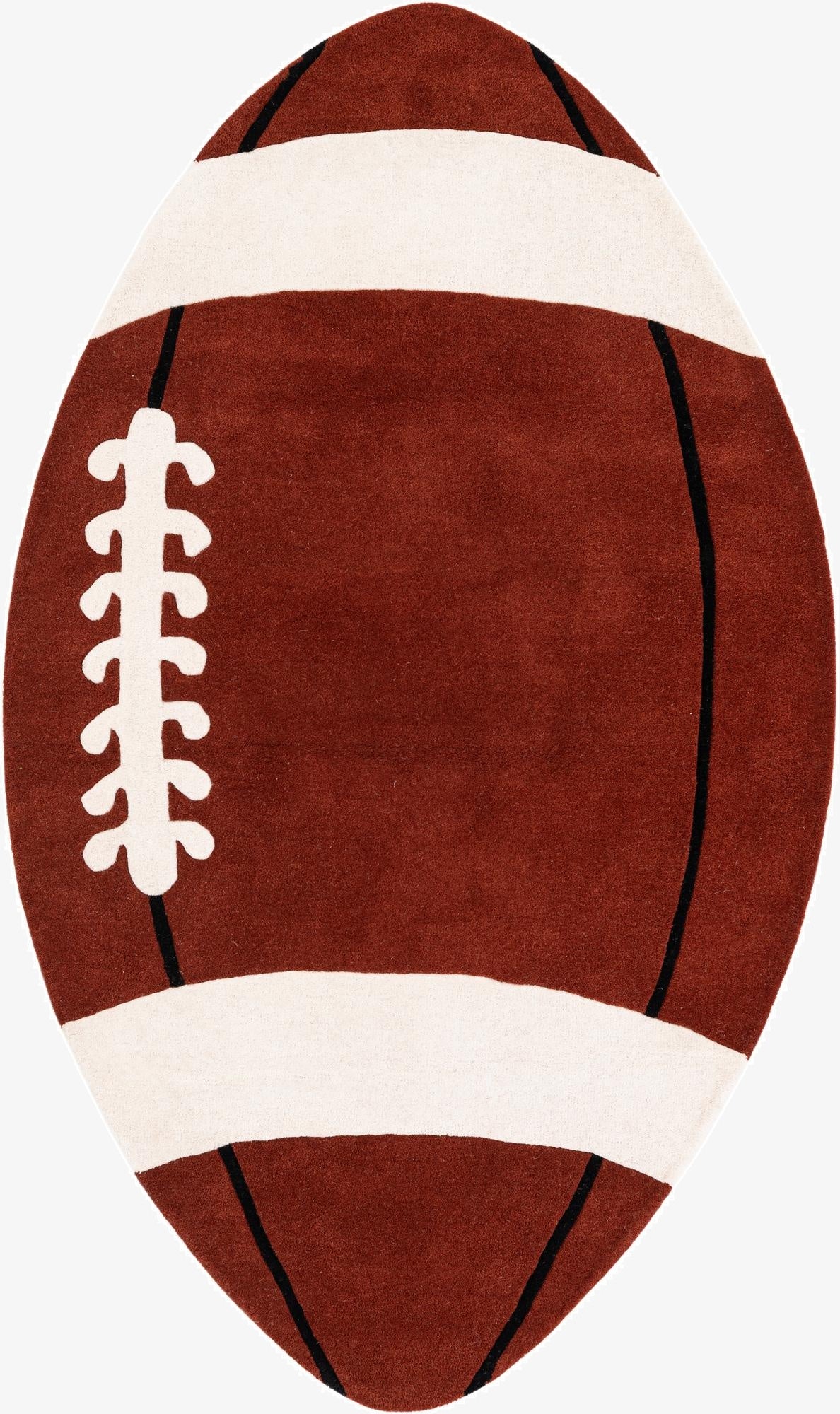  4' 6 x 7' 8 Playtime Kids Wool Oval Rug