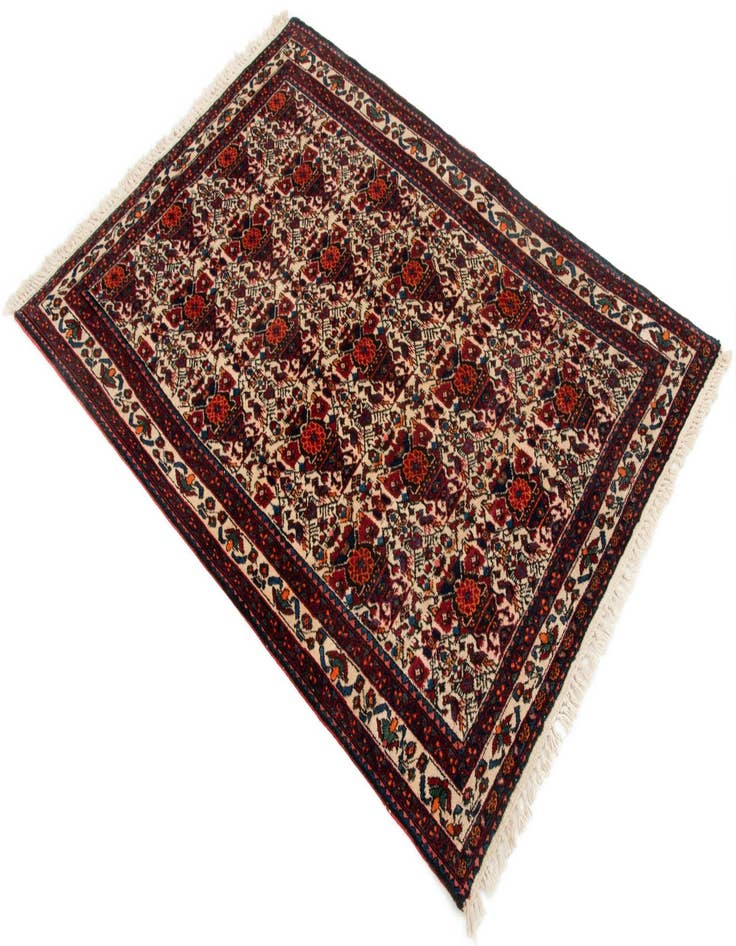 Detail image of  3' 7 x 5' 1  Hand Knotted Abadeh Persian Rug