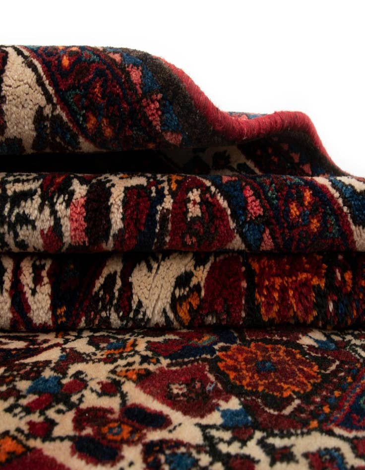 Detail image of  3' 7 x 5' 1  Hand Knotted Abadeh Persian Rug