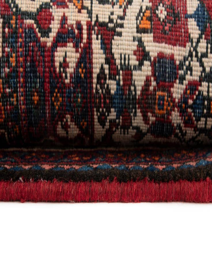 Detail image of  3' 7 x 5' 1  Hand Knotted Abadeh Persian Rug