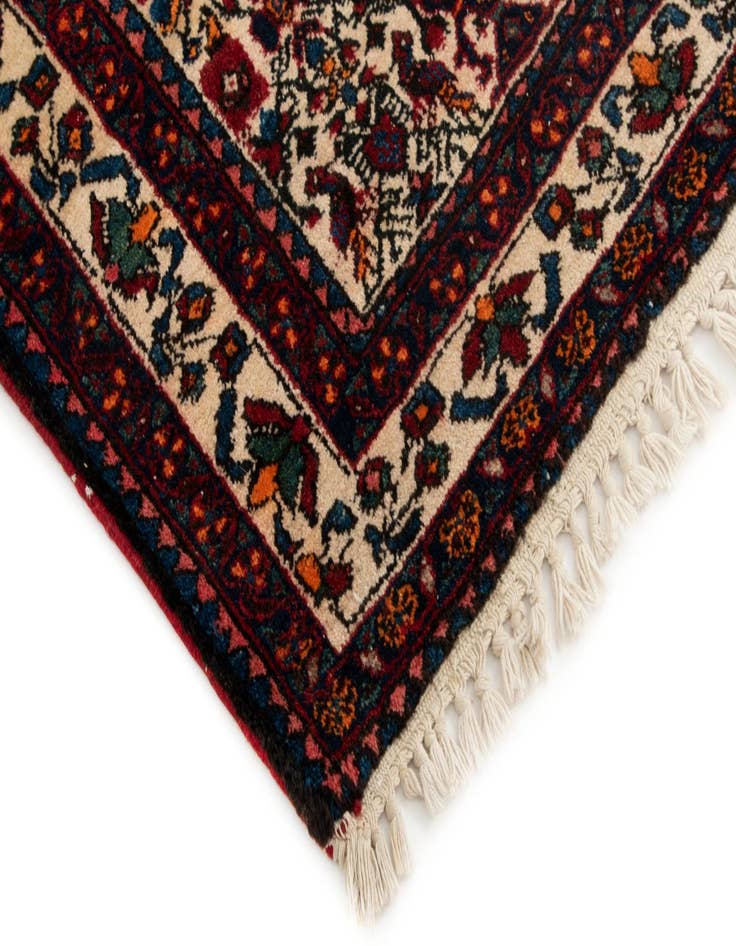 Detail image of  3' 7 x 5' 1  Hand Knotted Abadeh Persian Rug