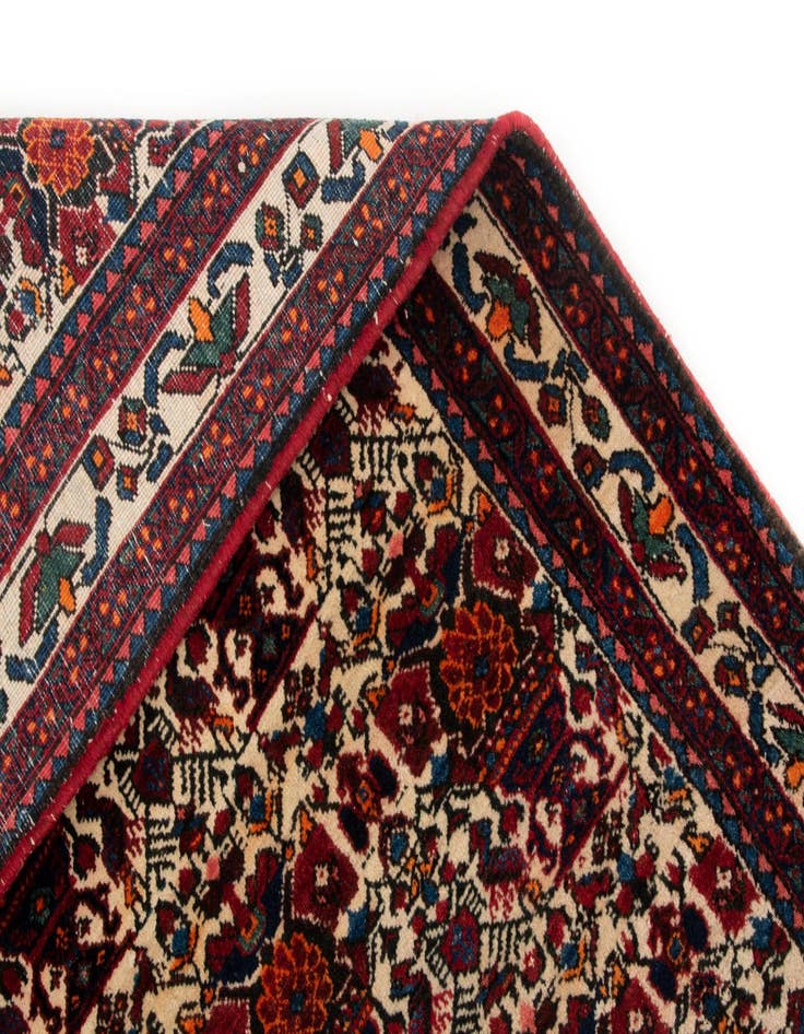 Detail image of  3' 7 x 5' 1  Hand Knotted Abadeh Persian Rug