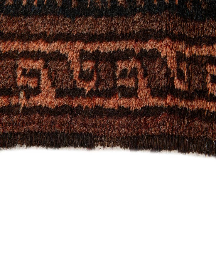 Detail image of  4' 4 x 7'  Hand Knotted Afghan Ersari Wool Rug