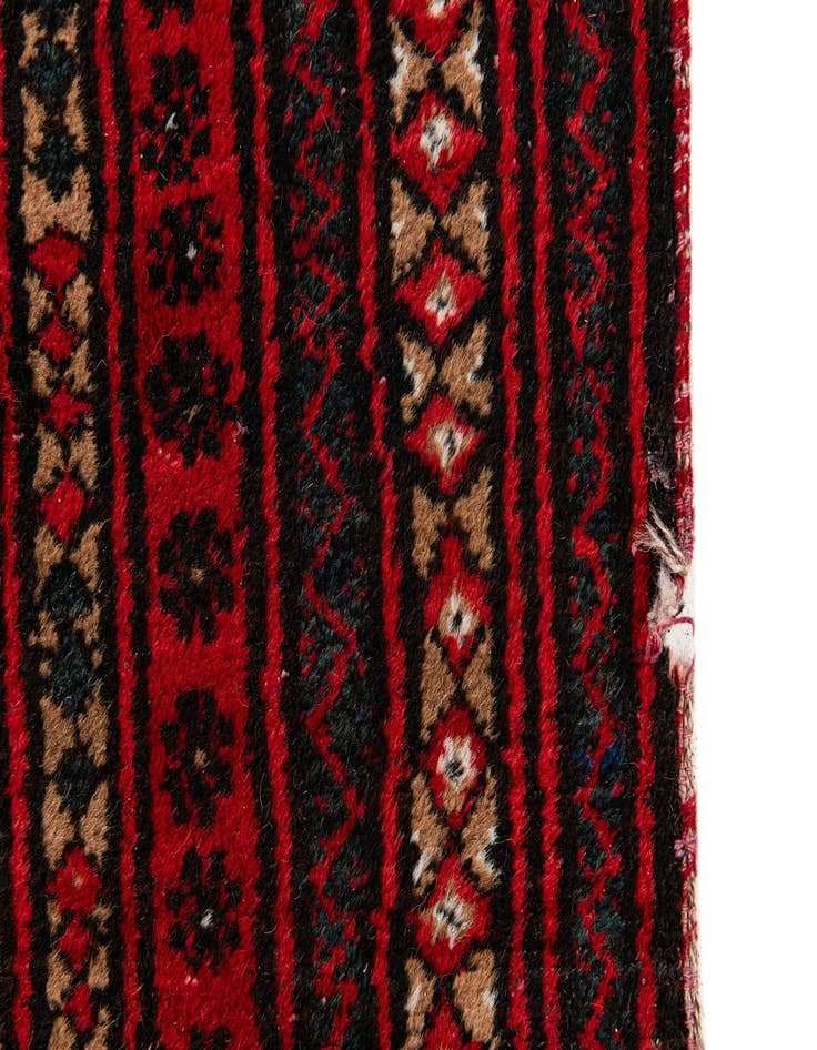 Detail image of  2' 9 x 4' 4  Hand Knotted Afghan Ersari Wool Rug