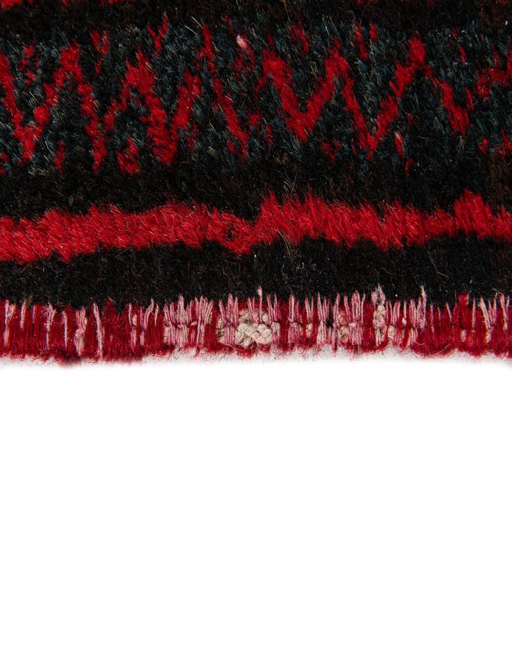 Detail image of  2' 9 x 4' 4  Hand Knotted Afghan Ersari Wool Rug