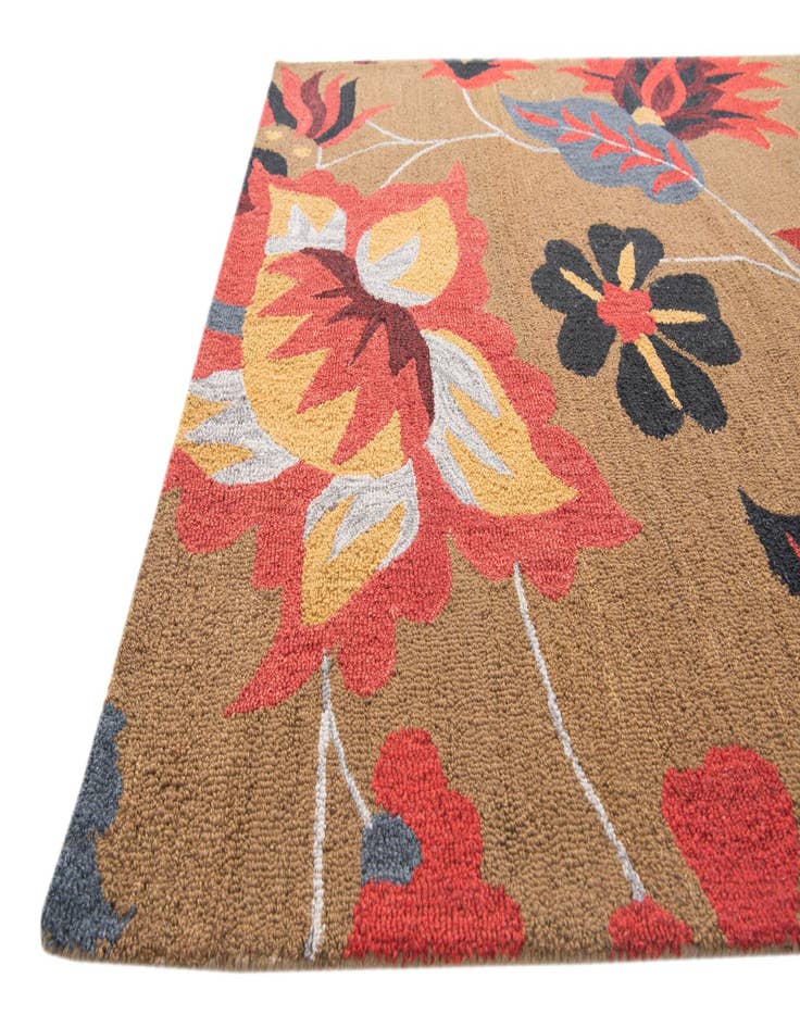 Detail image of  5' 1 x 8' 1 Agra Rug