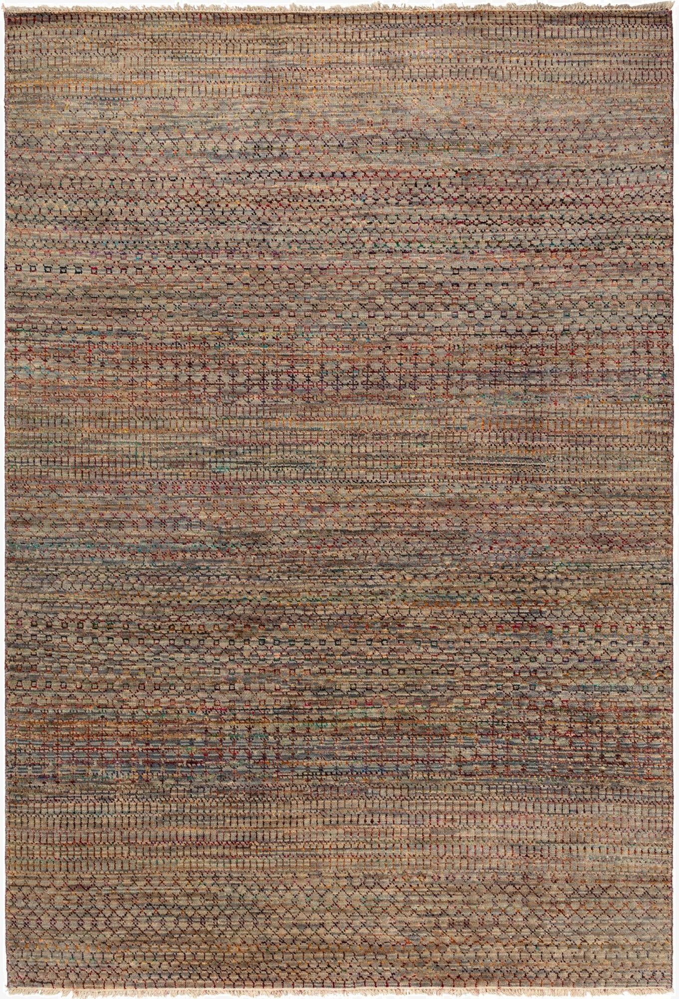  6' 8 x 9' 11 Agra Wool Rug