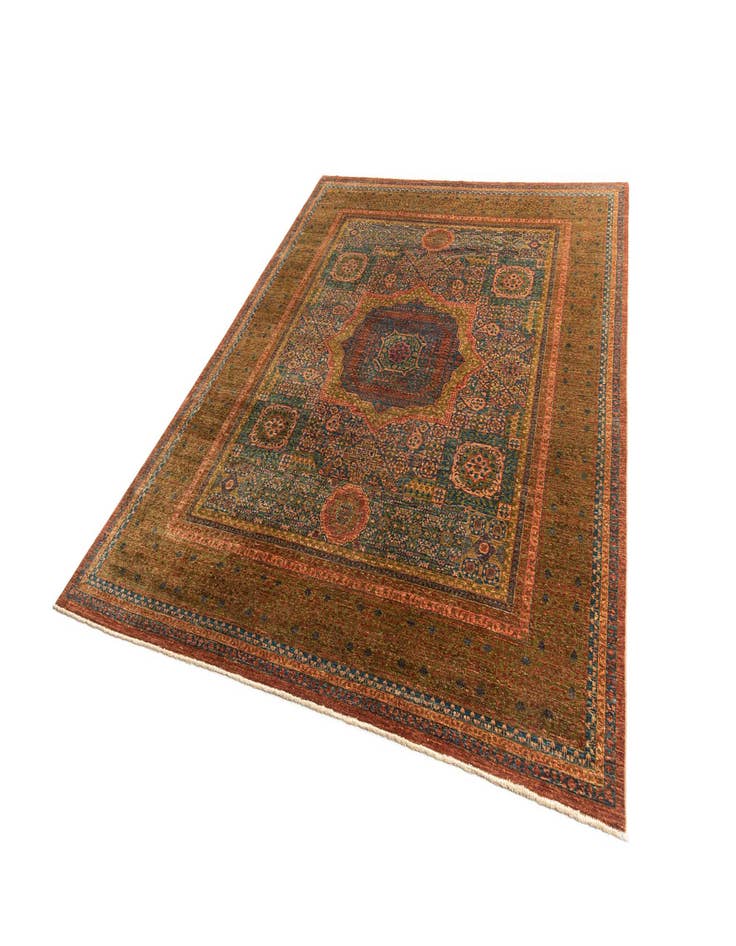 Detail image of  8' 1 x 9' 8  Hand Knotted Amina Rug