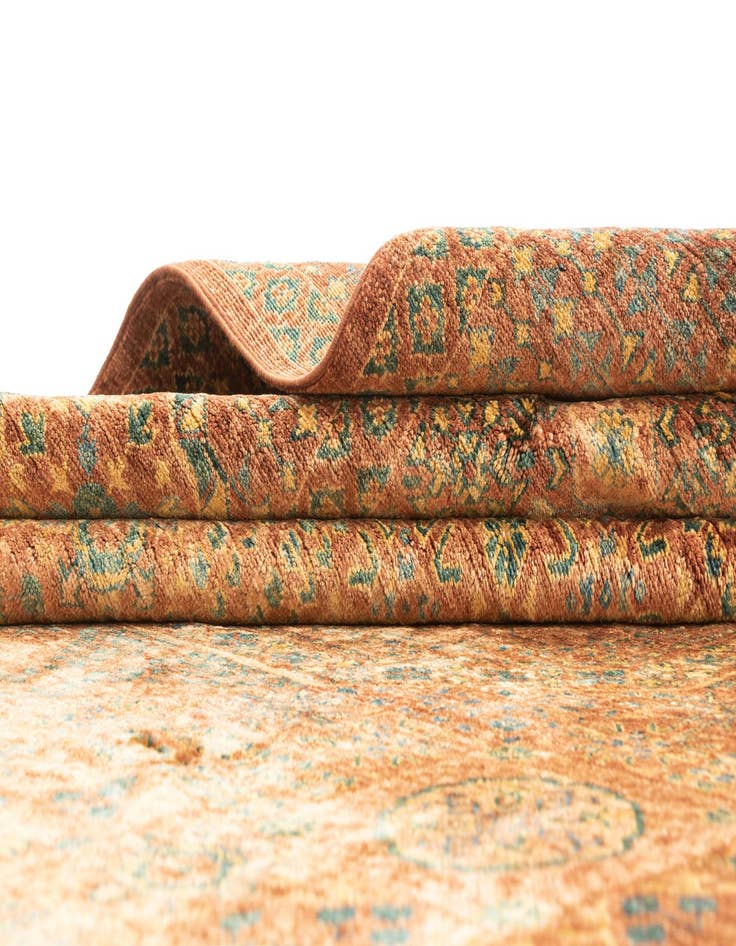 Detail image of  6' 8 x 10'  Hand Knotted Amina Rug