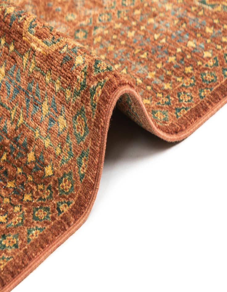 Detail image of  6' 8 x 10'  Hand Knotted Amina Rug