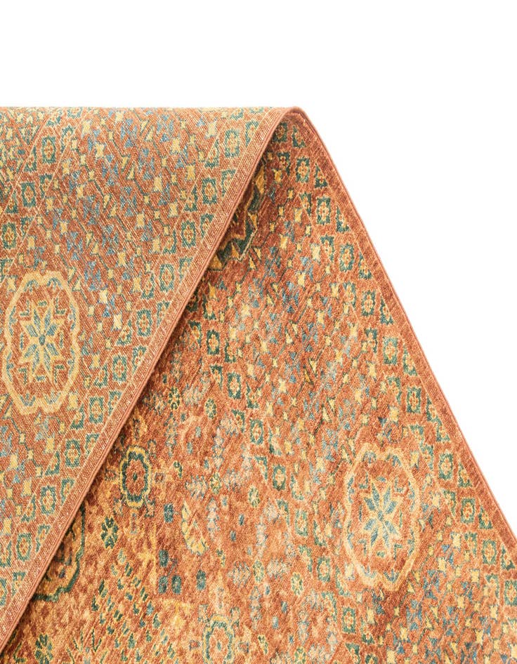 Detail image of  6' 8 x 10'  Hand Knotted Amina Rug