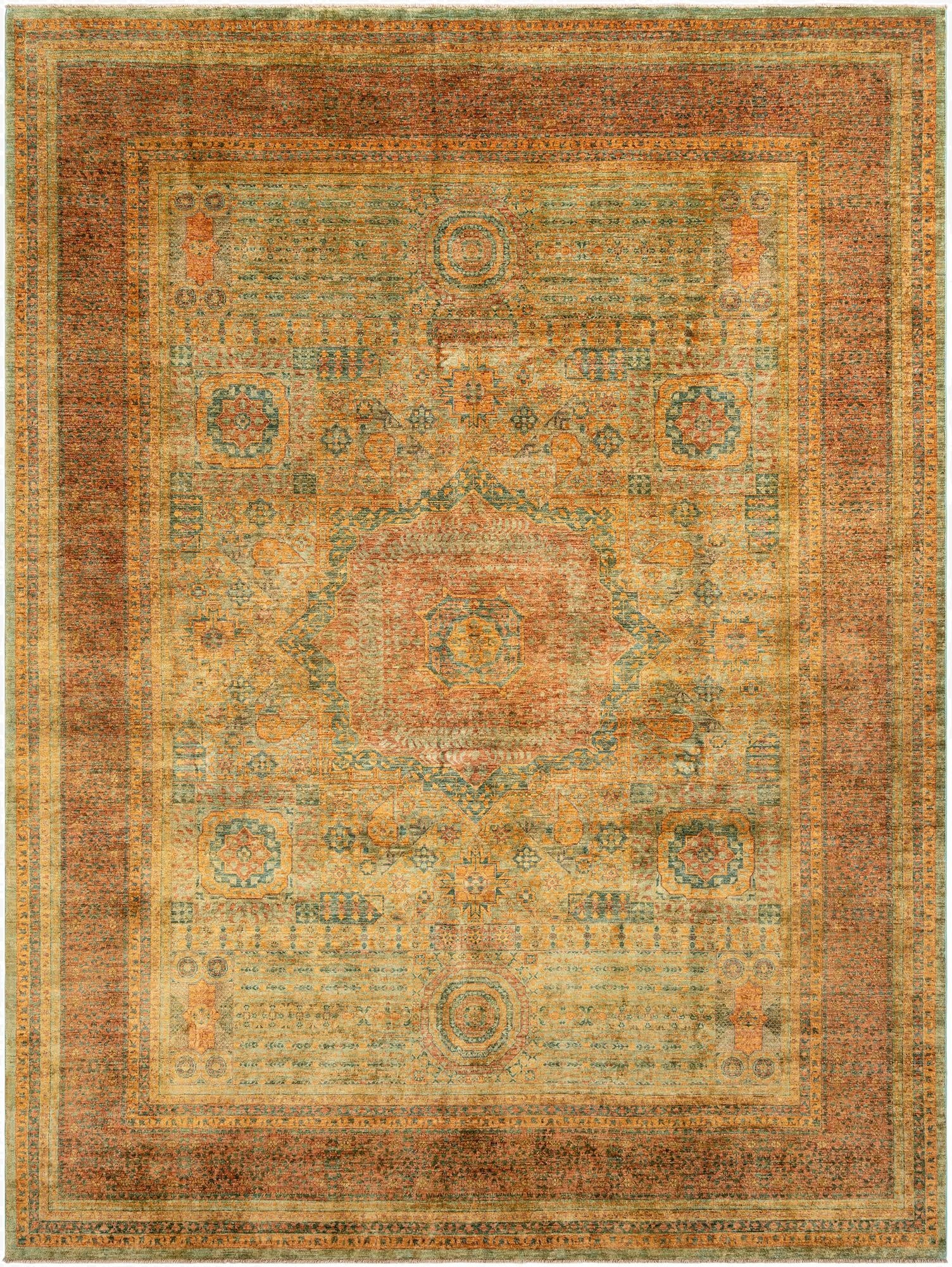  9' 10 x 13'  Hand Knotted Amina Rug