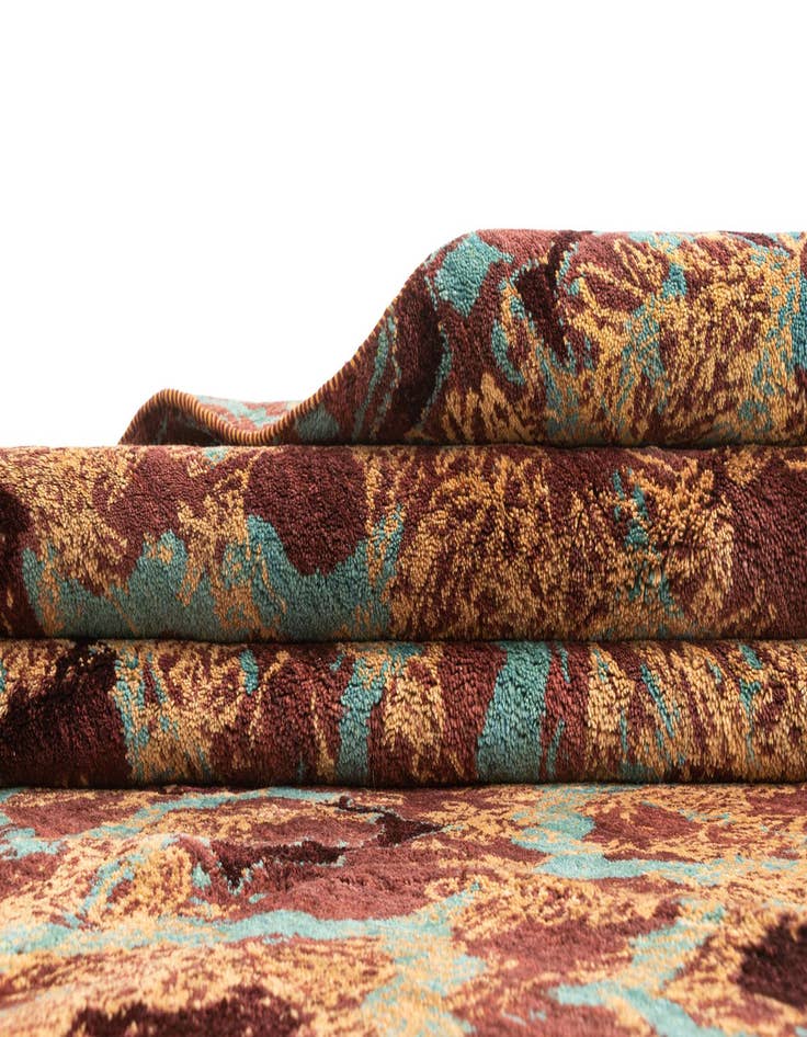 Detail image of  6' 2 x 9' 6  Hand Knotted Anar Rug