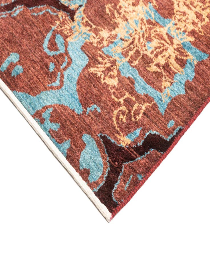 Detail image of  6' 3 x 9' 11  Hand Knotted Anar Rug