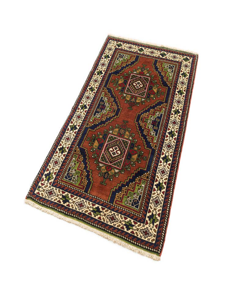 Detail image of  3' 8 x 6'  Hand Knotted Anatolian Wool Rug