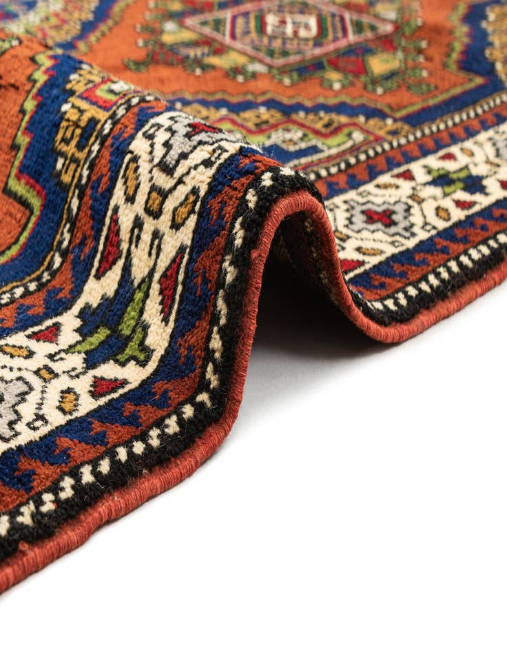 Detail image of  3' 8 x 6'  Hand Knotted Anatolian Wool Rug