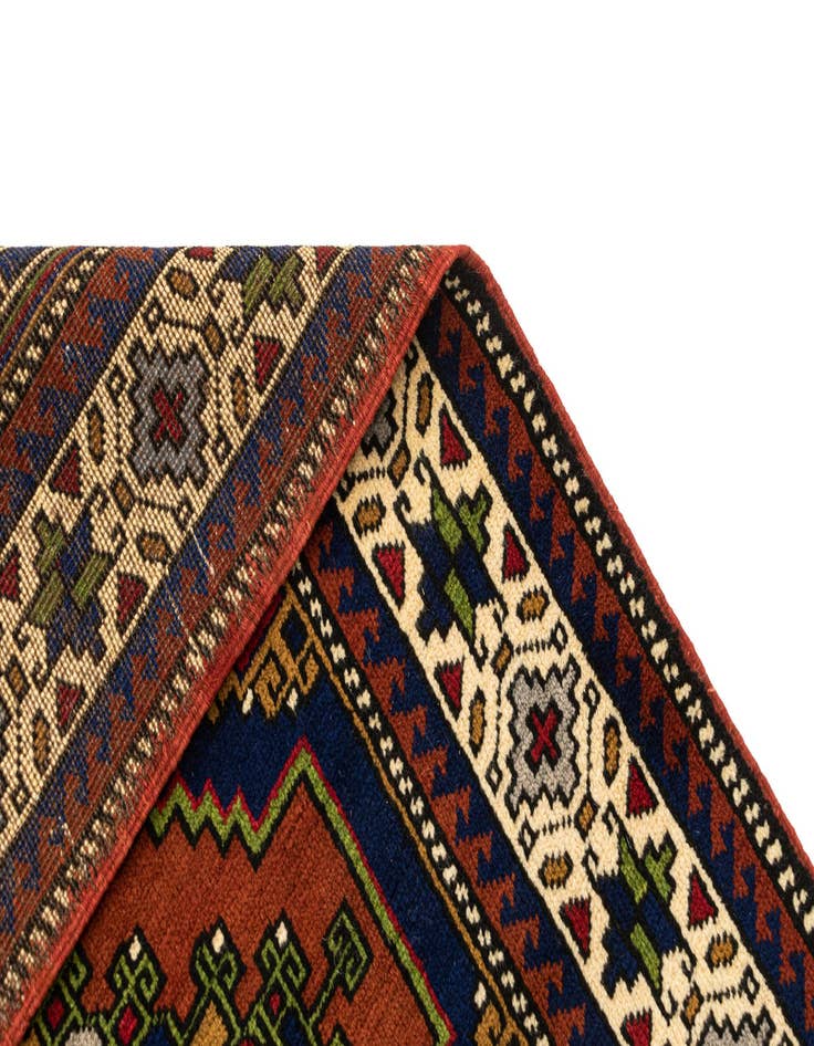 Detail image of  3' 8 x 6'  Hand Knotted Anatolian Wool Rug