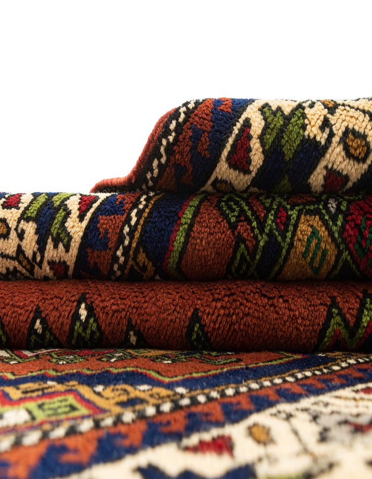 Detail image of  3' 8 x 6'  Hand Knotted Anatolian Wool Rug