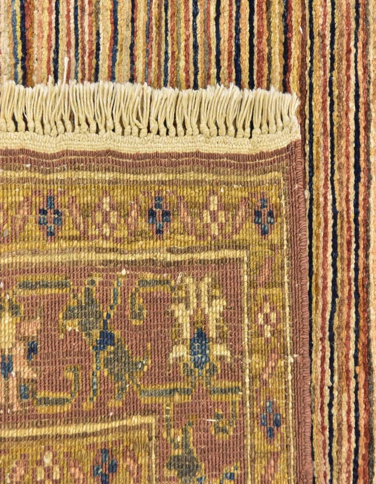 Detail image of  4' 2 x 5' 7  Hand Knotted Ariana Ziegler Wool Rug