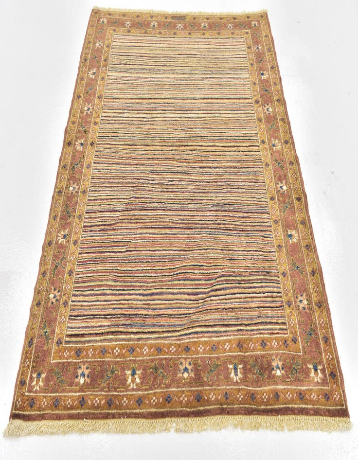 Detail image of  4' 2 x 5' 7  Hand Knotted Ariana Ziegler Wool Rug