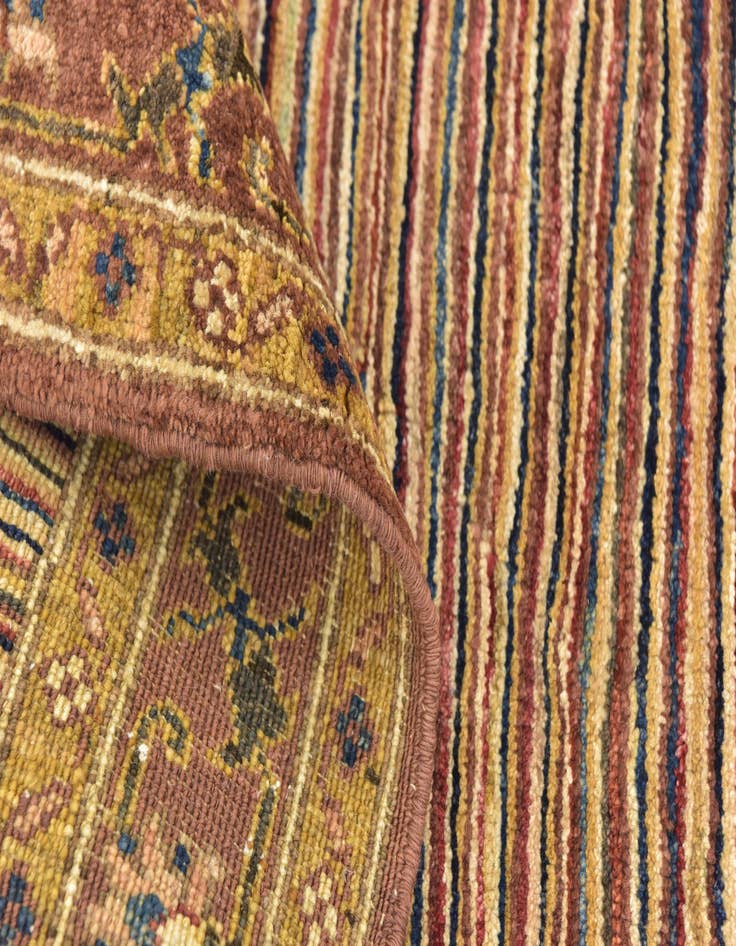 Detail image of  4' 2 x 5' 7  Hand Knotted Ariana Ziegler Wool Rug