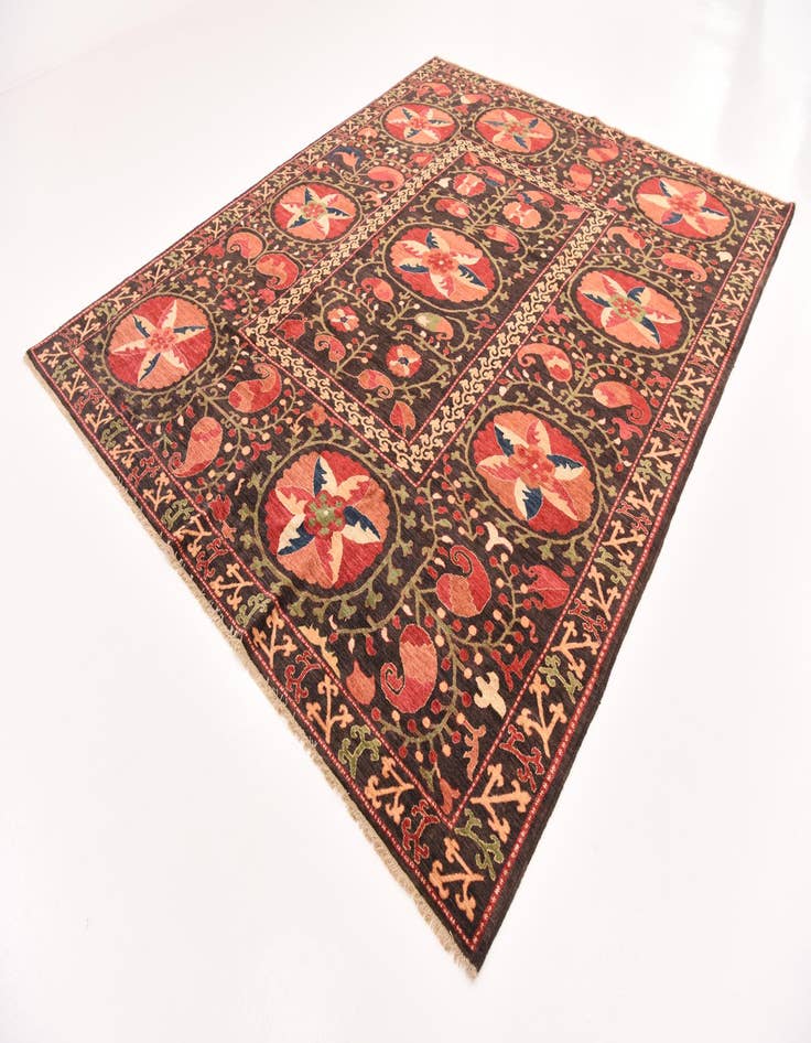 Detail image of  8' 1 x 9' 9  Hand Knotted Ariana Ziegler Rug