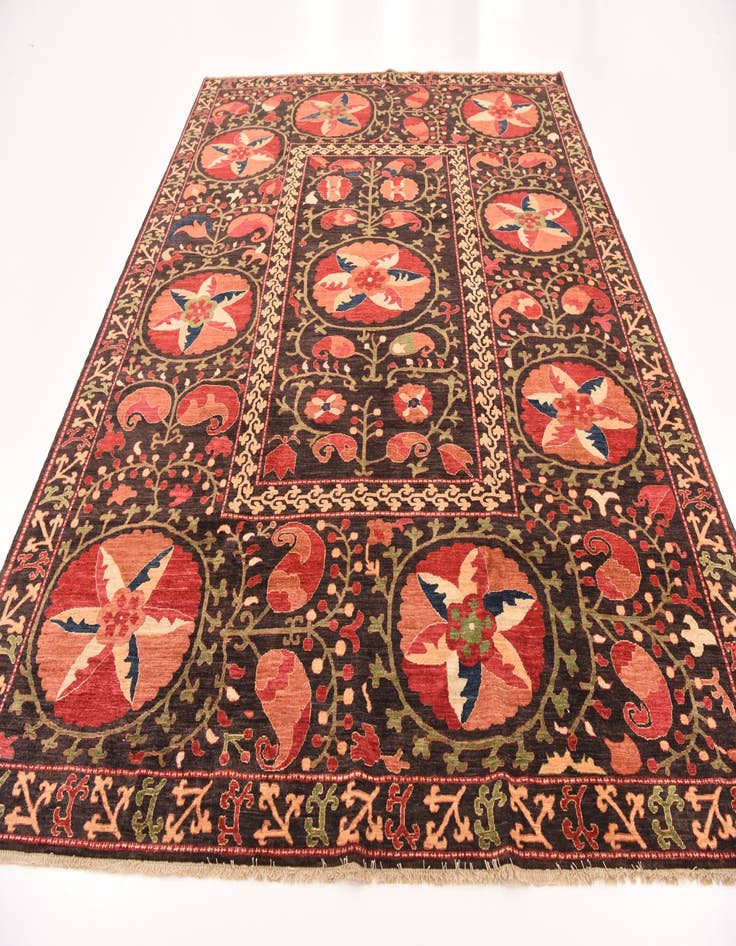 Detail image of  8' 1 x 9' 9  Hand Knotted Ariana Ziegler Rug