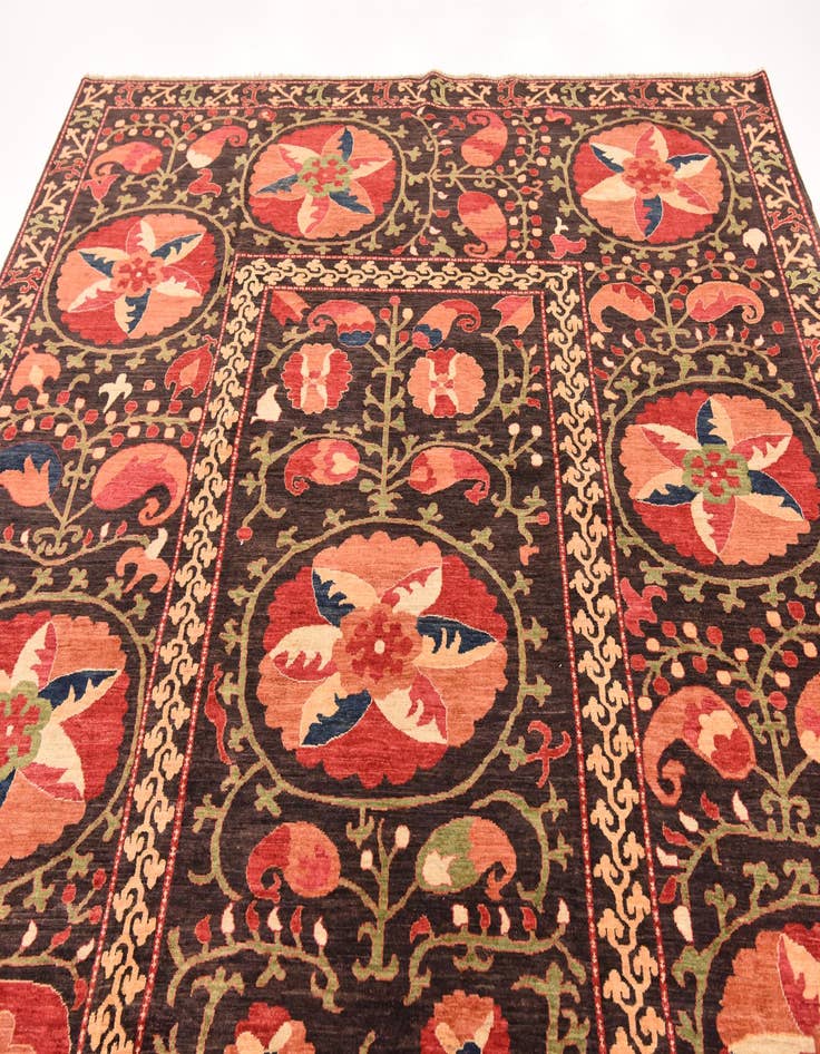 Detail image of  8' 1 x 9' 9  Hand Knotted Ariana Ziegler Rug