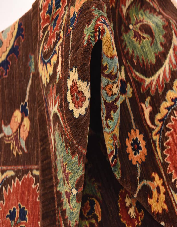 Detail image of  6' 7 x 8' 10  Hand Knotted Ariana Ziegler Oriental Rug