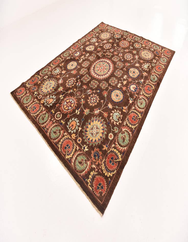 Detail image of  6' 7 x 8' 10  Hand Knotted Ariana Ziegler Oriental Rug