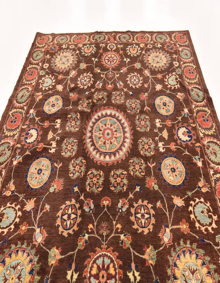 Detail image of  6' 7 x 8' 10  Hand Knotted Ariana Ziegler Oriental Rug