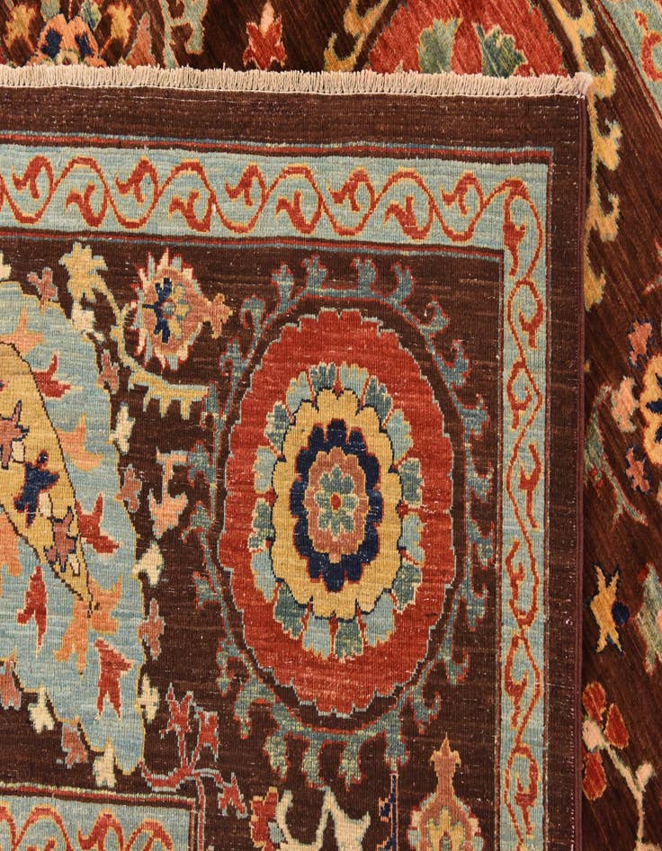 Detail image of  6' 7 x 9' 1  Hand Knotted Ariana Ziegler Oriental Rug