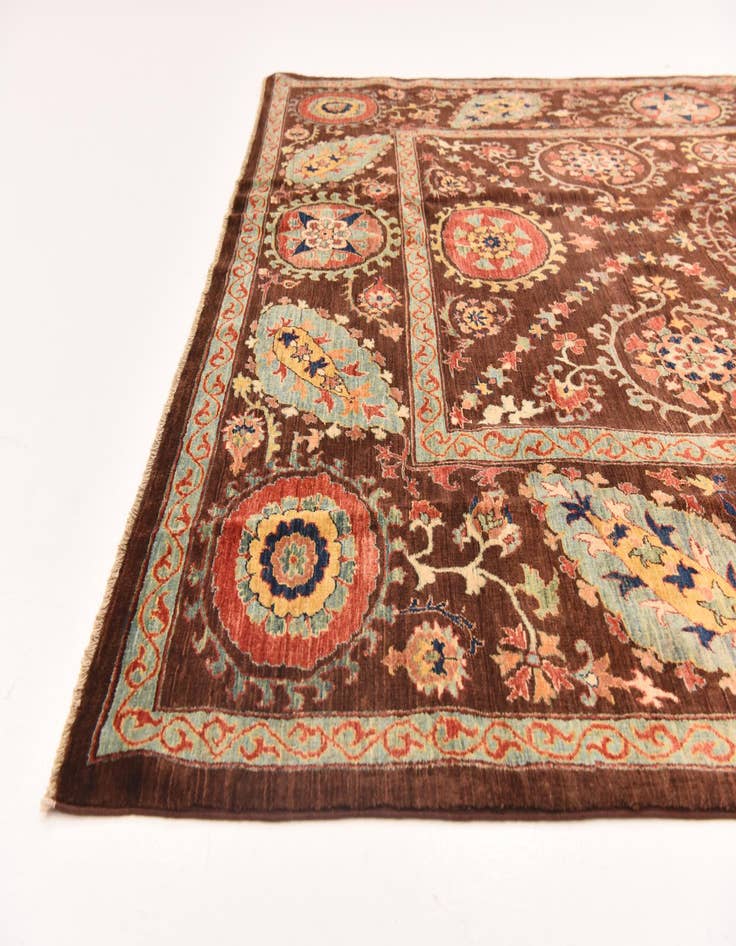 Detail image of  6' 7 x 9' 1  Hand Knotted Ariana Ziegler Oriental Rug